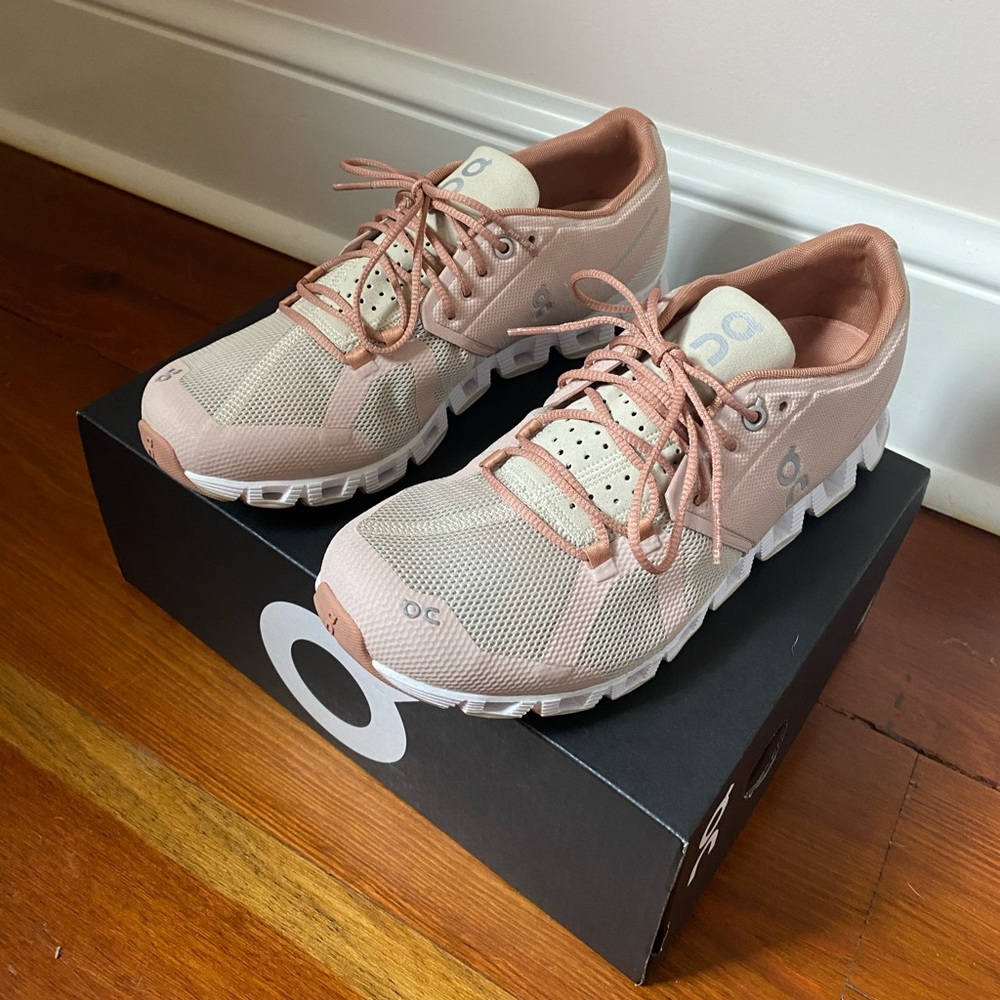 On cloud running shoes
